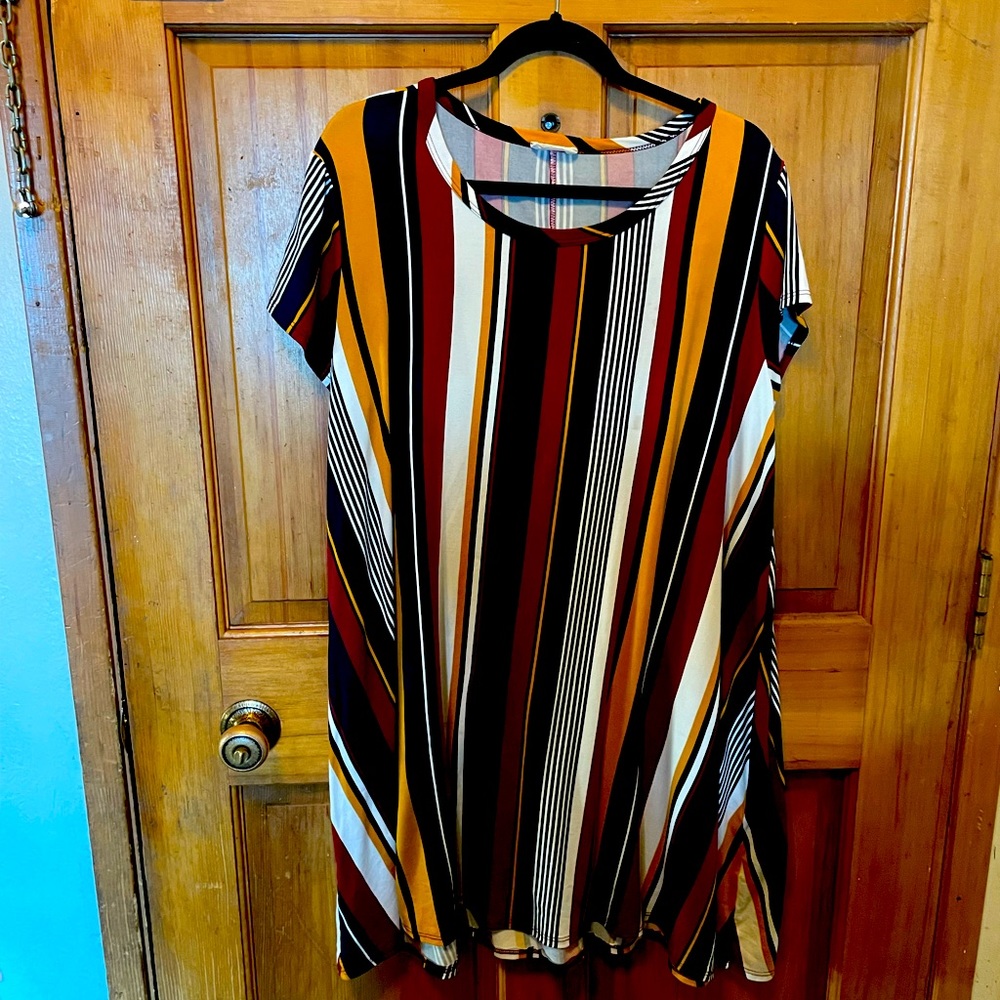 Stripped Tunic Dress